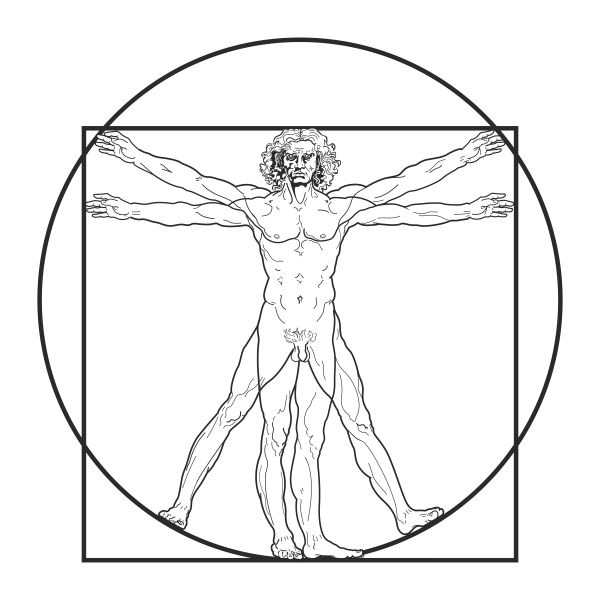 Vitruvianischer Mensch – Proportion und Harmonie